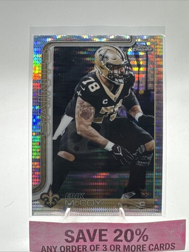 2025 topps chrome erik mccoy - topps,