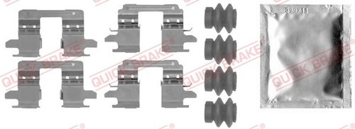 Quick brake 109 0005 - 109-0005, kit