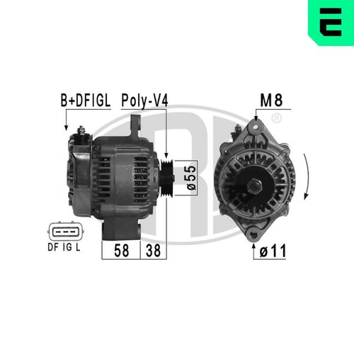 Generatore alternatore era - alternatore,